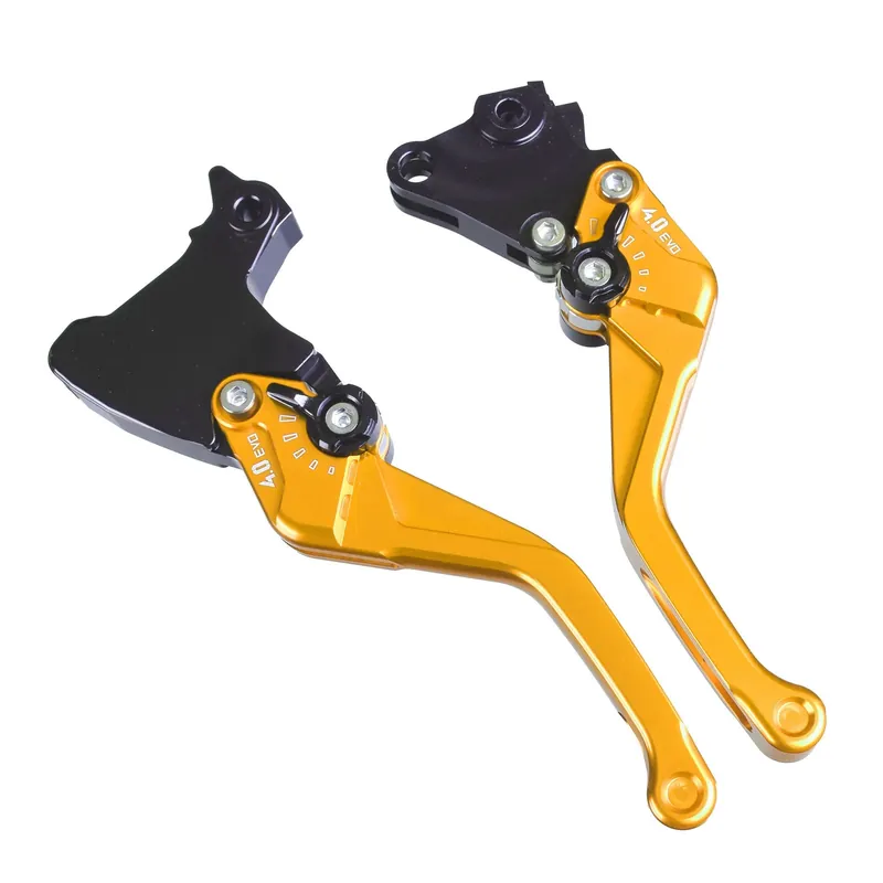 Markenprodukt PUIG Bremshebel + Kupplungshebel Set v4 kurz gold (für KTM 125 Duke ABS 23 )
