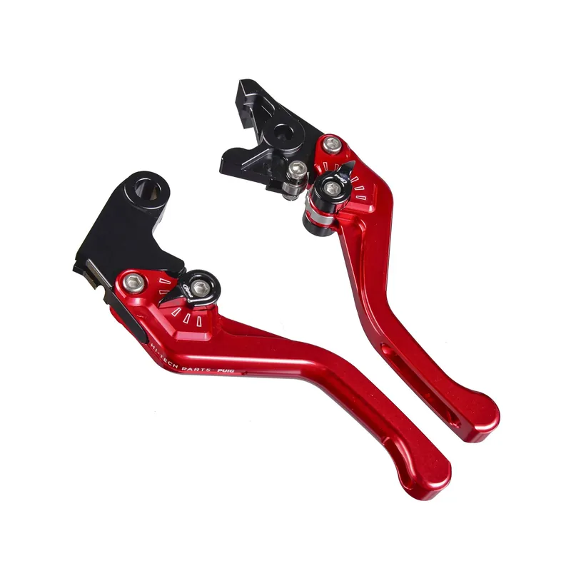 PUIG Bremshebel + Kupplungshebel Set v3 kurz rot (für Yamaha MT-10 SP ABS RN78 23-24 ) Sichere Zahlung