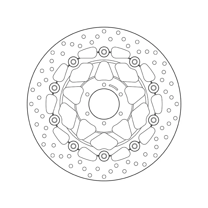 Highlight Brembo Bremsscheibe 78B40826 – Serie Oro – (schwimmend)