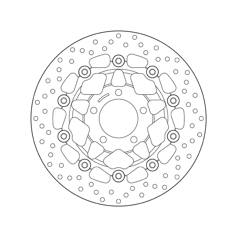 Brembo Bremsscheibe 78B40820 – Serie Oro – (schwimmend) Sichere Zahlung