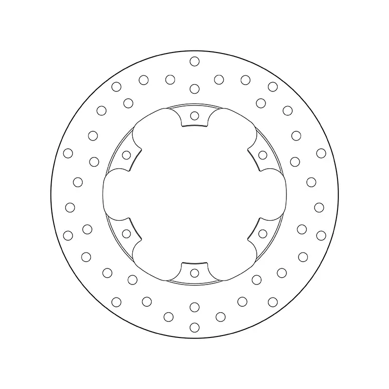 Brembo Bremsscheibe 68B407L5 – Serie Oro – (starr) Nur Für Kurze Zeit