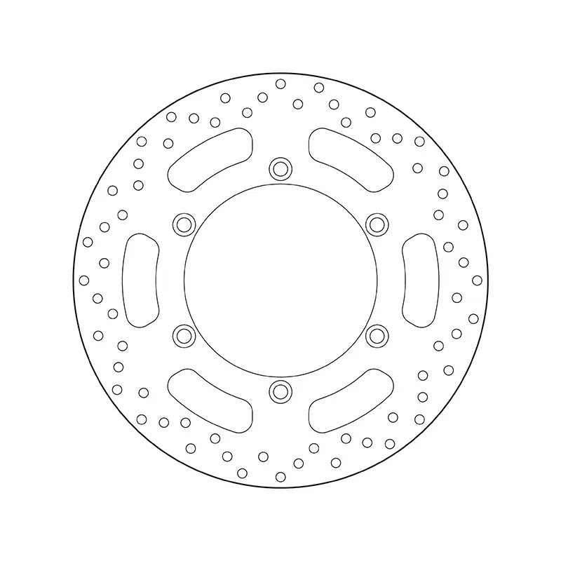 Brembo Bremsscheibe 68B407K2 – Serie Oro – (starr) Echt