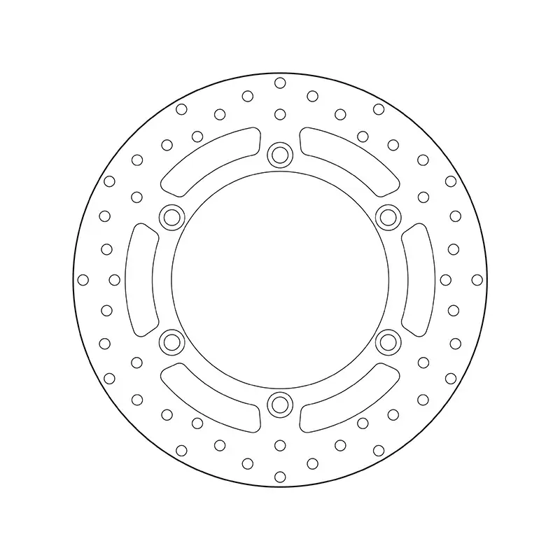 Brembo Bremsscheibe 68B407E7 – Serie Oro – (starr) Highlight