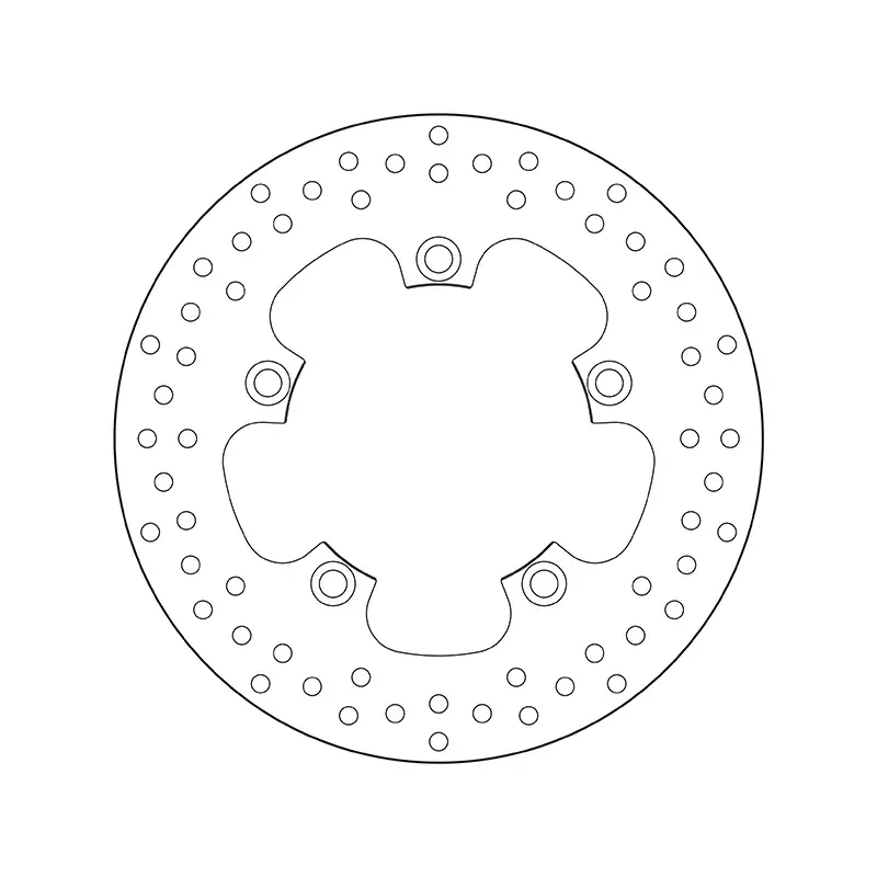 Brembo Bremsscheibe 68B407A2 – Serie Oro – (starr) Geprüft
