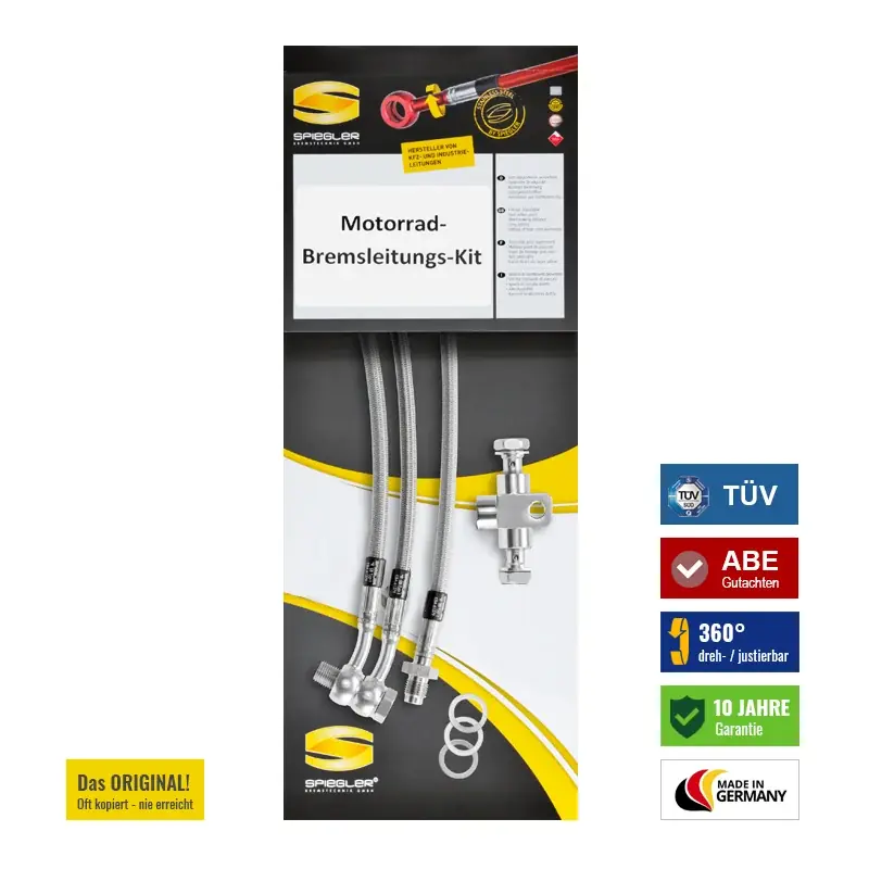 Knallerangebot Stahlflex-Bremsleitung für Harley Road King (FLHR) 2000 Bremse hinten