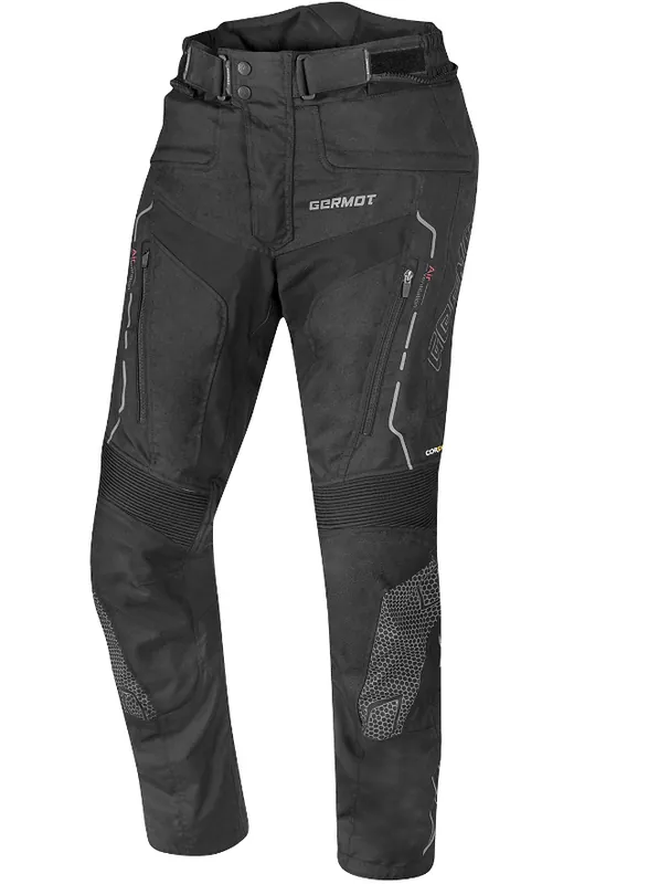 Markenware Germot Motorrad TEXTILHOSE DIVISION SCHWARZ