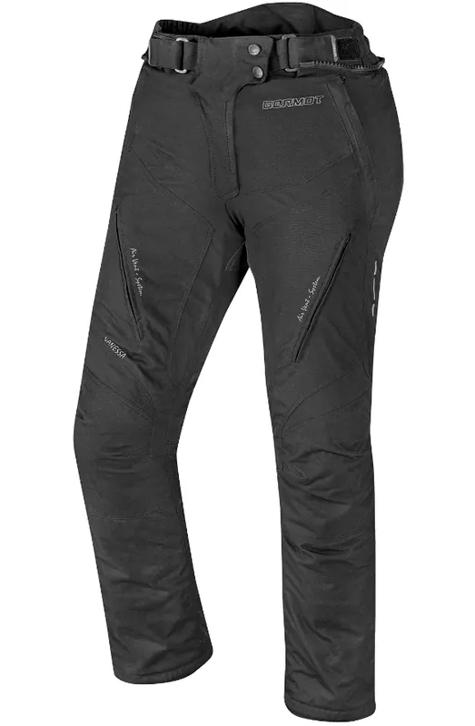 Kracherpreis Germot Motorrad DAMENHOSE VANESSA KURZ SCHWARZ