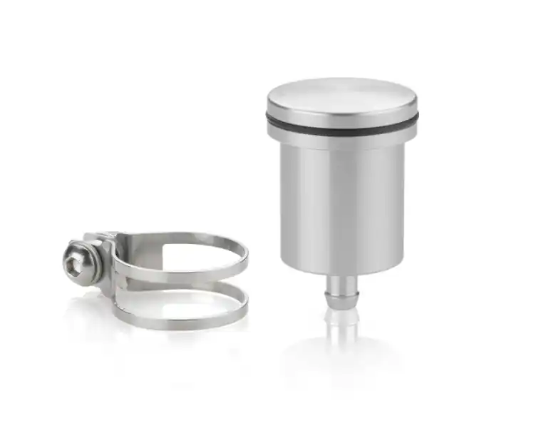 Rizoma Ausgleichsbehälter Alu-silber Bremse hinten Markenprodukt