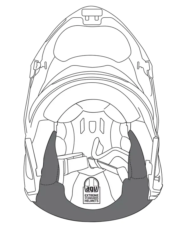 AGV CHEEK PADS SPORTMODULAR Preiswert