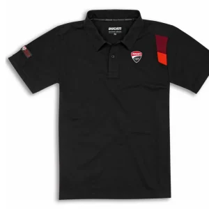 Ausverkauf Ducati Original DC SPORT BLACK POLO-SHIRT Gr. XS