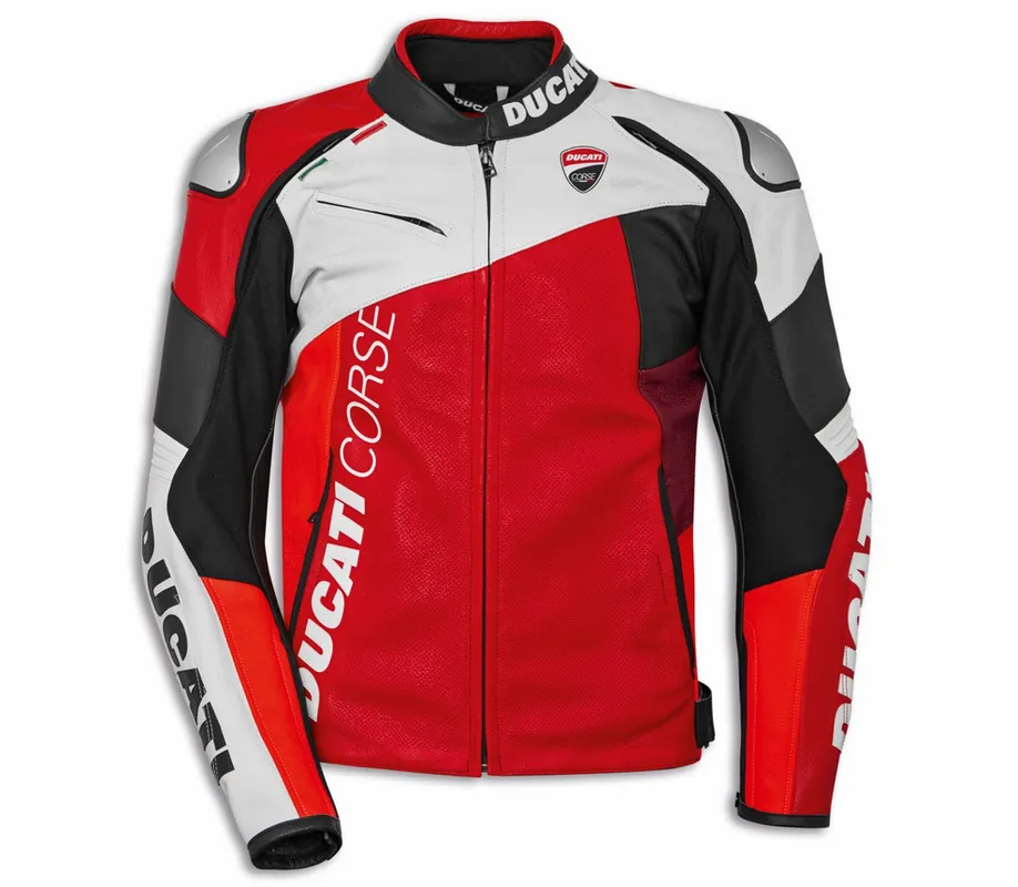 Nur Für Kurze Zeit Ducati by Dainese LEDERJACKE CORSE C6 perforiert