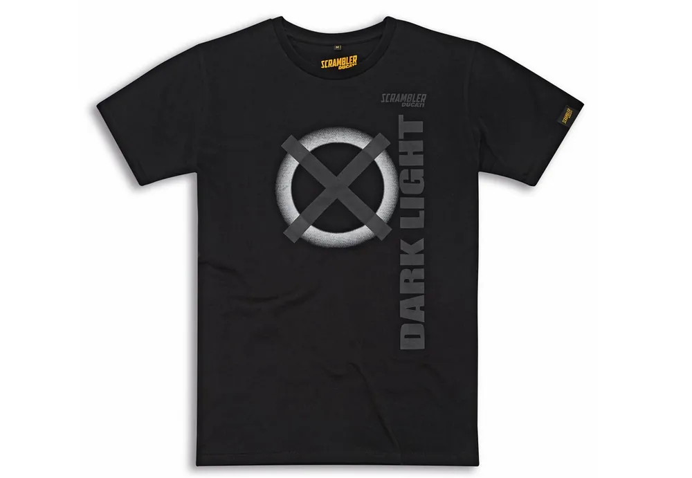 Ducati DARK LIGHT SCRAMBLER T-SHIRT schwarz Highlight