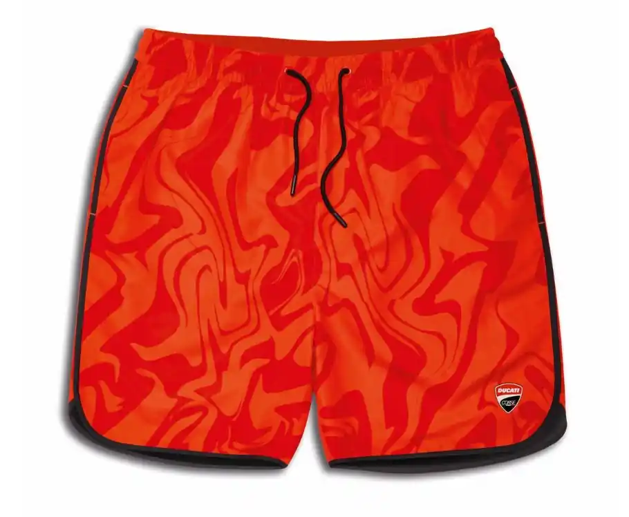 Expressversand DUCATI CORSE BADEHOSE CLASSIC ROT