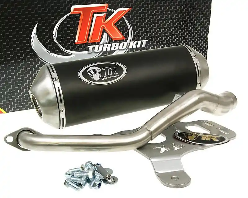 Knallerangebot Turbo Kit TK Sport Edelstahl Auspuff MBK Flame XC125 Yamaha Cygnus 125