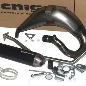 Auspuff Tecnigas E-NOX Steel Aprilia RX SX Derbi Senda Gilera RCR 50 Neuheit