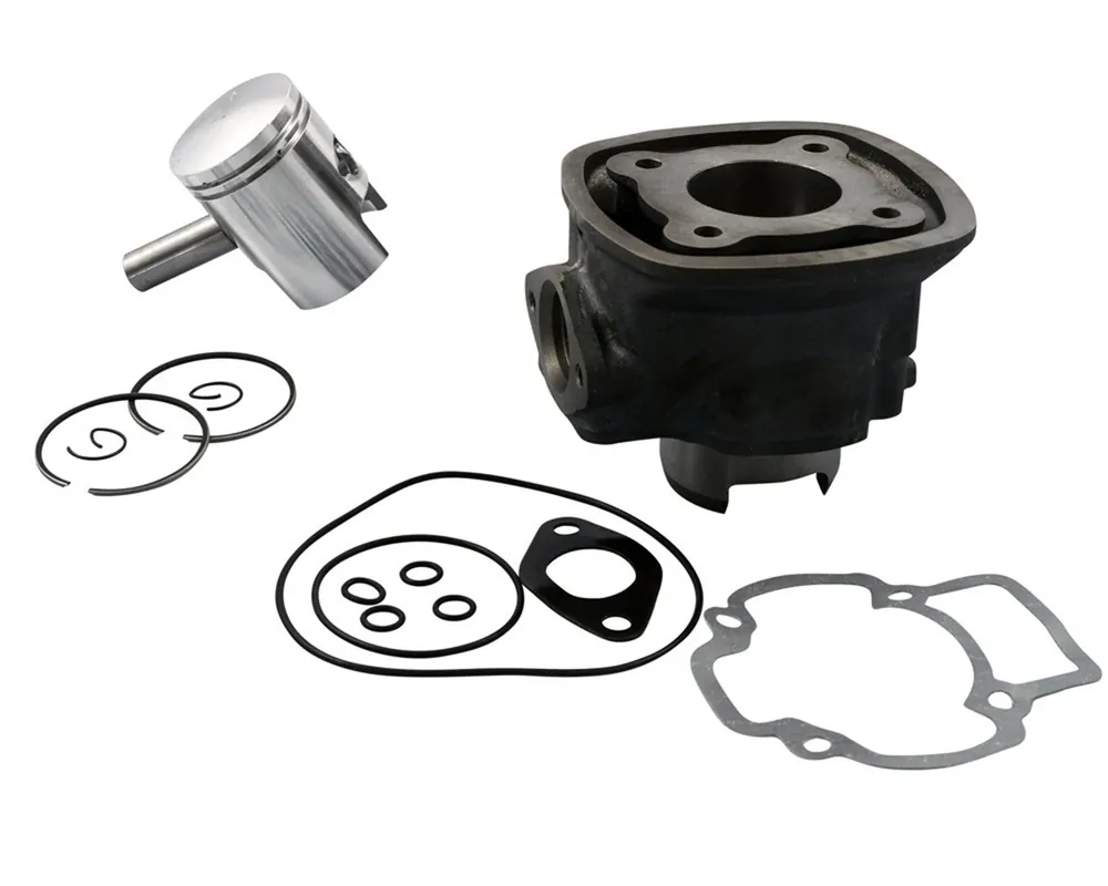 Sale Zylinder Kit 50ccm Aprilia Derbi Gilera Vespa Piaggio 50 LC 4-Eckig
