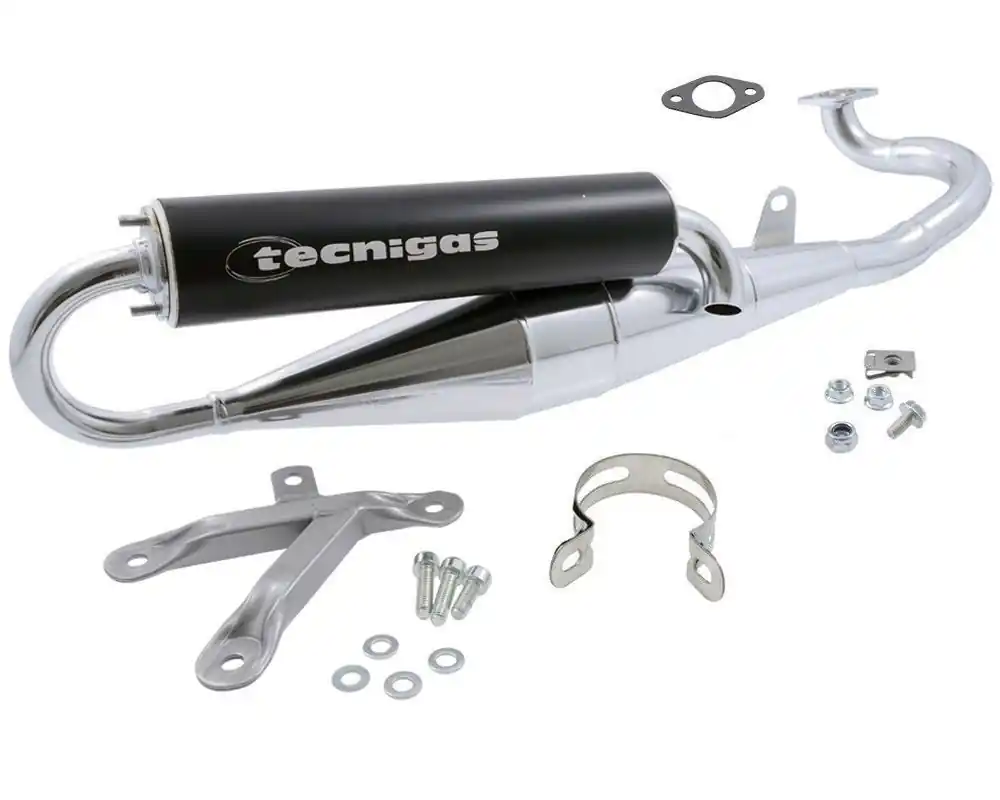 Schnäppchen Auspuff Tecnigas NextR chrom Aprilia Benelli Beta KTM Yamaha Minarelli