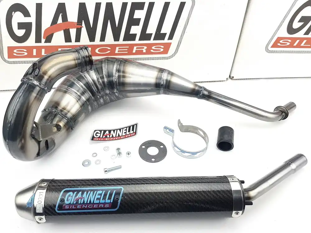 Schnäppchen Auspuff Giannelli Enduro Sport Carbon HUSQVARNA SM WRE 125 2T 05-08