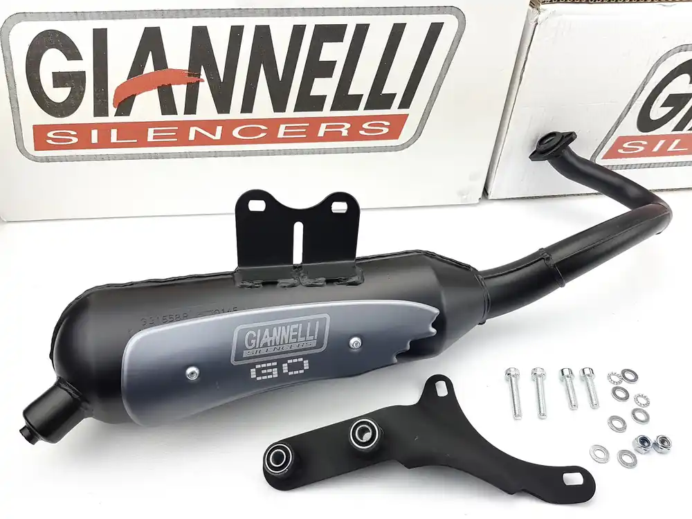 Auspuff GIANNELLI GO Aprilia Scarabeo Street SR Factory Ditech 50 2T Solange Der Vorrat Reicht