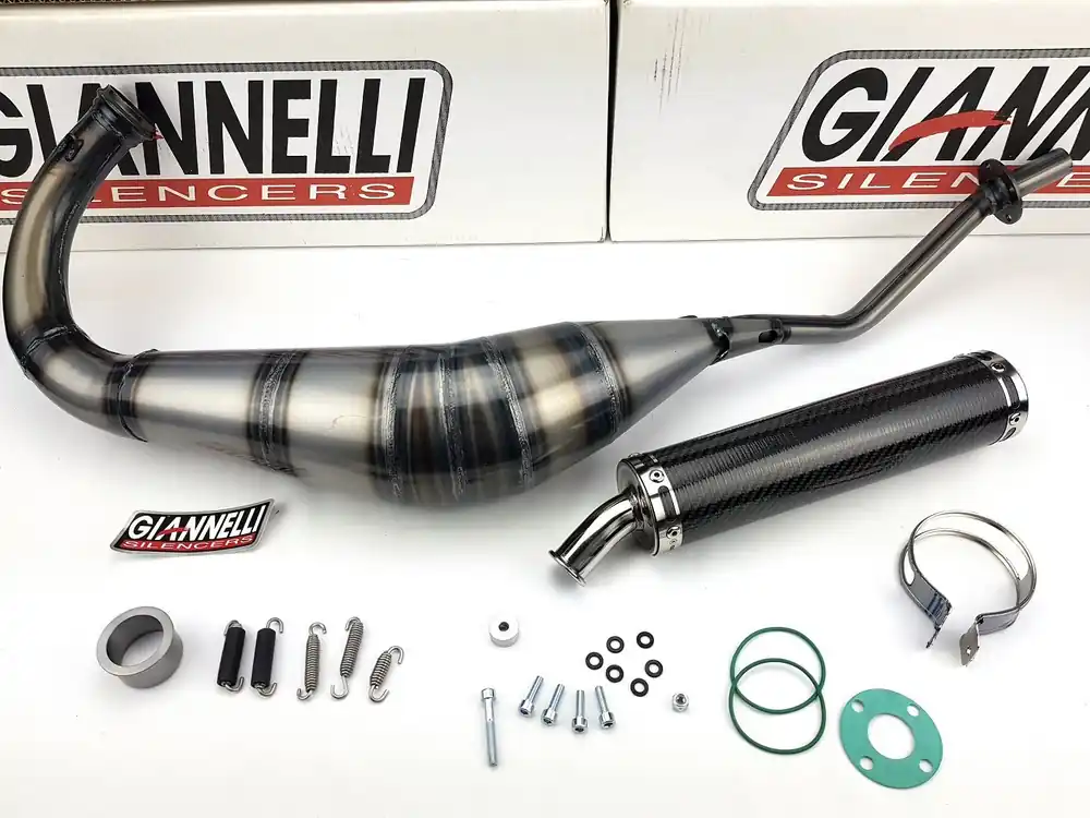 Giannelli Enduro Carbon Sportauspuff Cagiva Mito EVO 125 LC 2T 94-07 Online Kaufen