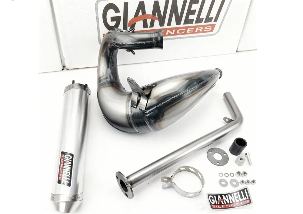 Giannelli Enduro ALU Sportauspuff Aprilia MX 125 SM LC 2T Rotax 04-06 Direktkauf