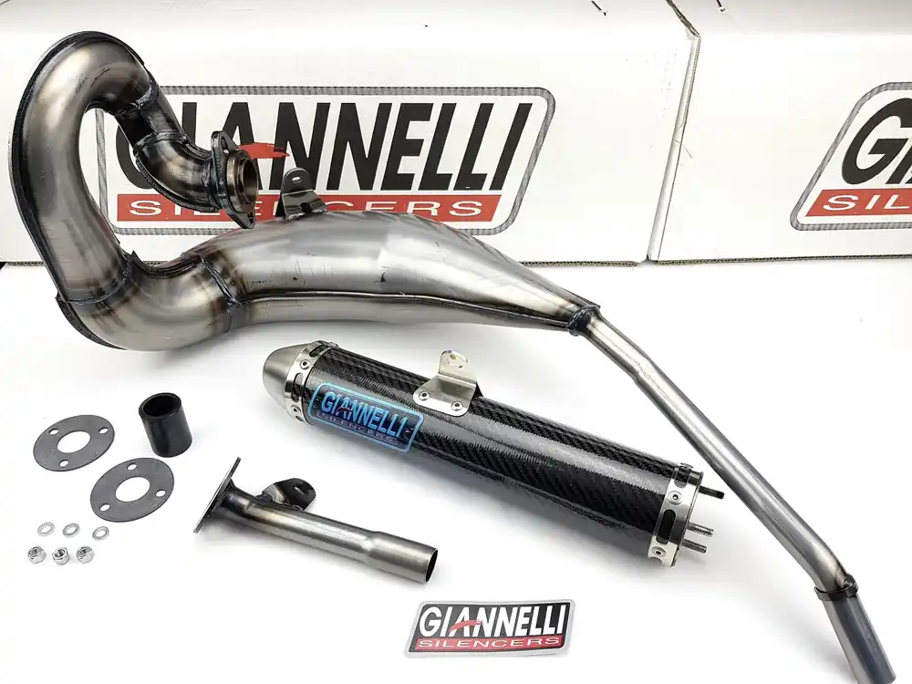 Expressversand Auspuff Giannelli Enduro Carbon Sport Yamaha DT125R 125X SM DT 125 2T