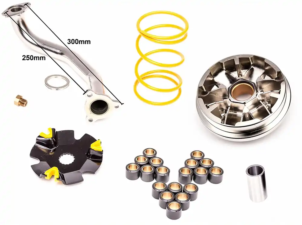 Tuningkit Krümmer + Sport Variomatik ATU Explorer Generic Keeway 50 Neu