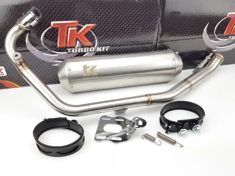 Ausverkauf Edelstahl Turbo Kit Sport Auspuff Daelim Roadwin R Roadsport 125 4T