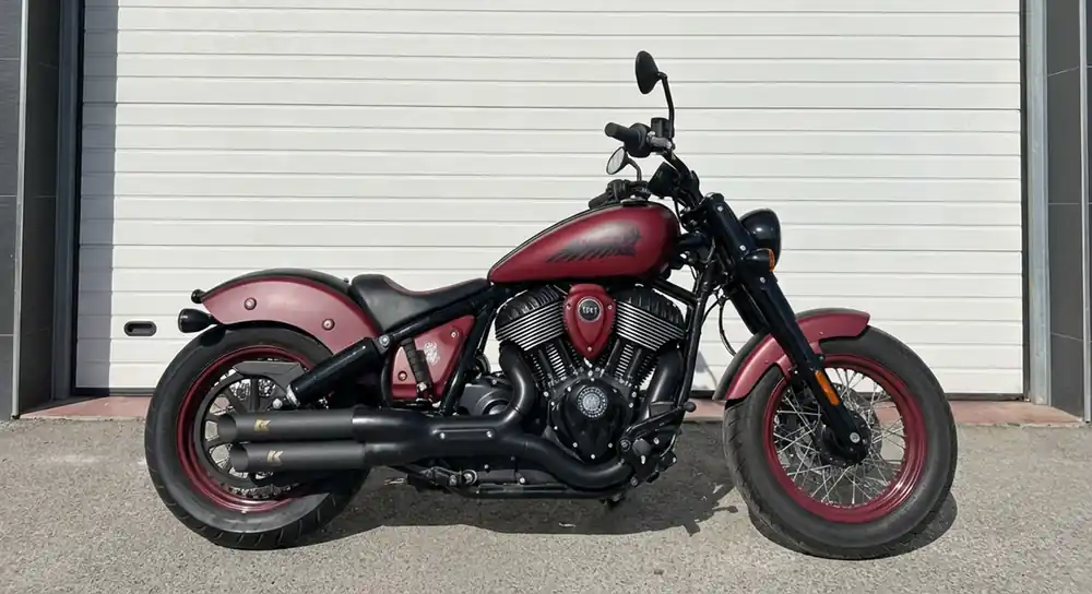 Turbo Kit Custom Slipon Sport Auspuff Black Indian Scout Sixty 16-24 Top-Preis