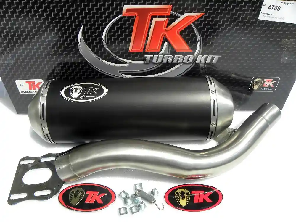 Turbo Kit Road GC Sport in Edelstahl Auspuff Kawasaki Z 750 2008-2012 Bestseller