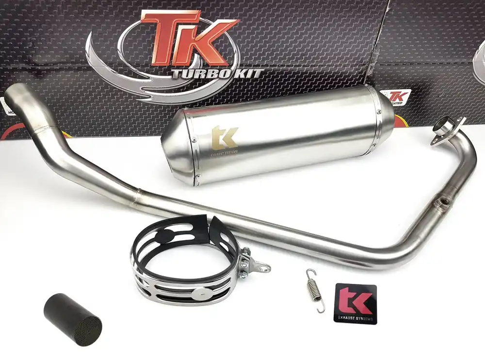 Bestseller Turbo Kit X-Road Edelstahl Sportauspuff + KAT Benelli BN 125 AC 17-23