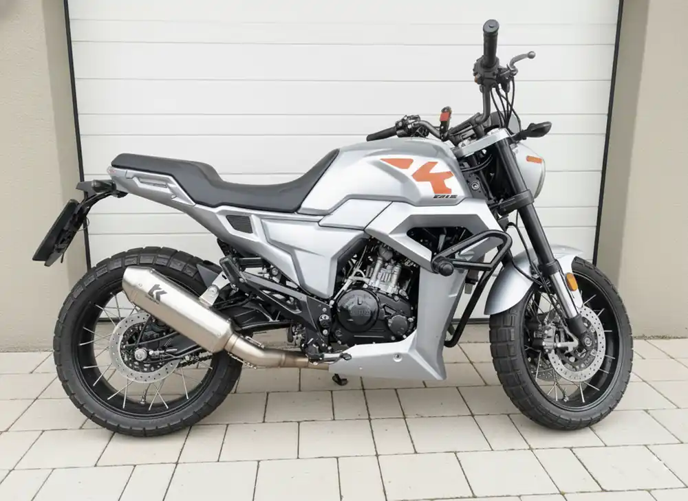 Sale Turbo Kit X-Road Edelstahl Sportauspuff NE Zontes ZT GK 125 LC 20-21