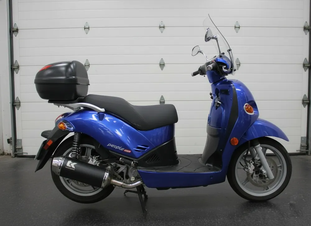 Markenware Turbo Kit Maxi Scooter Auspuff Kymco People 250 LC 4T 2004 2005 2006
