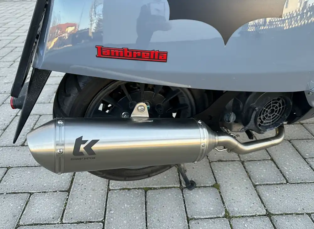 Wochenendangebot Turbo Kit GMax Edelstahl Sport Auspuff Lambretta V 125 2018-2022