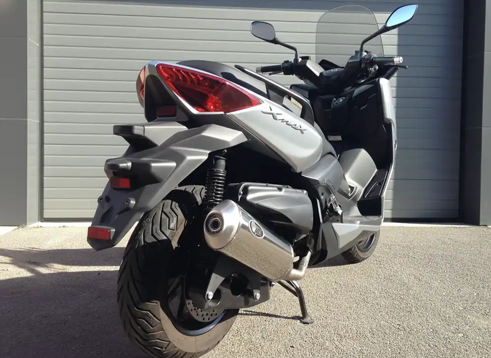 Turbo Kit GMax Sportauspuff Yamaha X-Max XMAX 125 125i LC 4T Edelstahl Echt