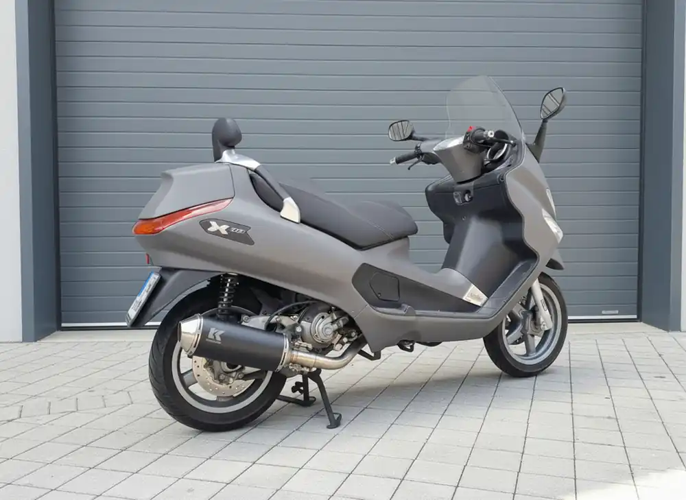 Billig Turbo Kit G Max Edelstahl Sport Auspuff Piaggio X7 Xevo 125 150 LC 4T