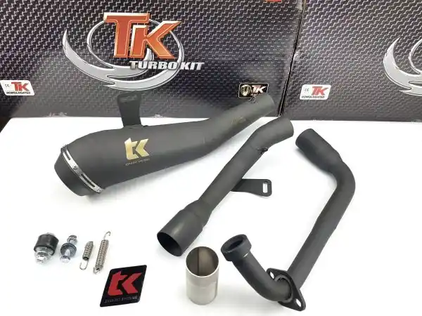 Turbo Kit GP Black Sport Auspuff ZONTES ZT Z2 125 2021 2025 4T Nur Für Kurze Zeit