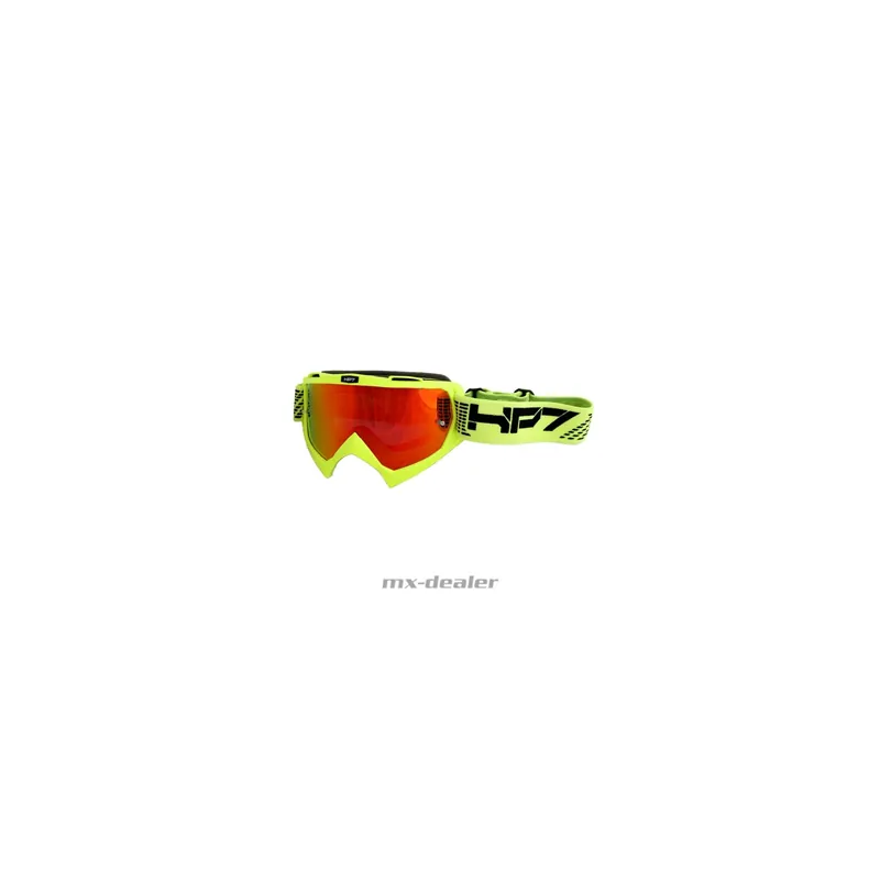 HP7 MX Enduro Brille Crossbrille Neongelb rot verspiegelt Motocross Downhill BMX Sofort Bestellen