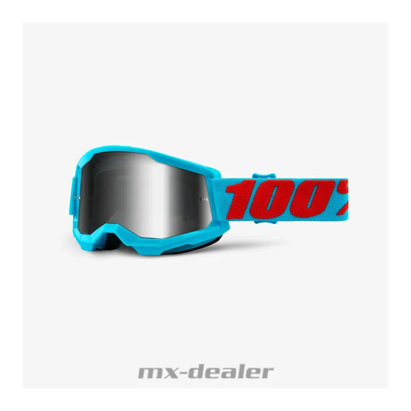 100 % Prozent Brille Strata2 Extra verspiegelt Summit Motocross Enduro Downhill MTB DH BMX Top-Angebot