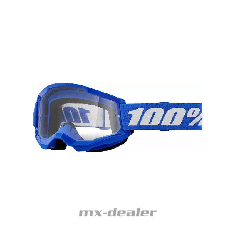 Versand Am Gleichen Tag 100 % Prozent Brille Strata2 Blau Blue Motocross Enduro Downhill MTB DH Cross