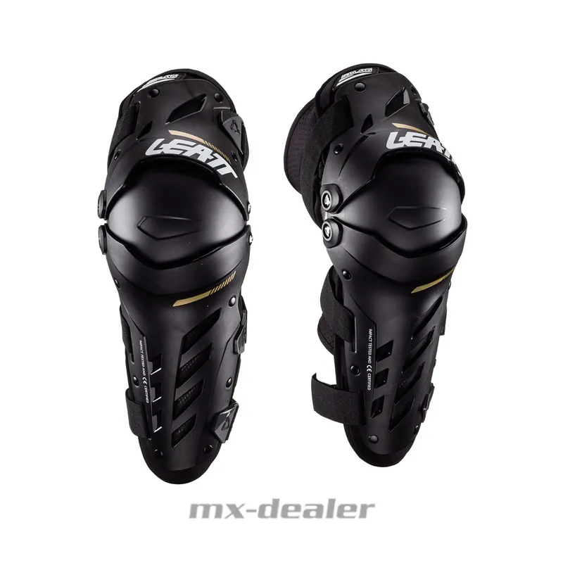 LEATT Knieschützer Dual Axis Kneeguard Schwarz Motocross Enduro MTB S/ M Günstig