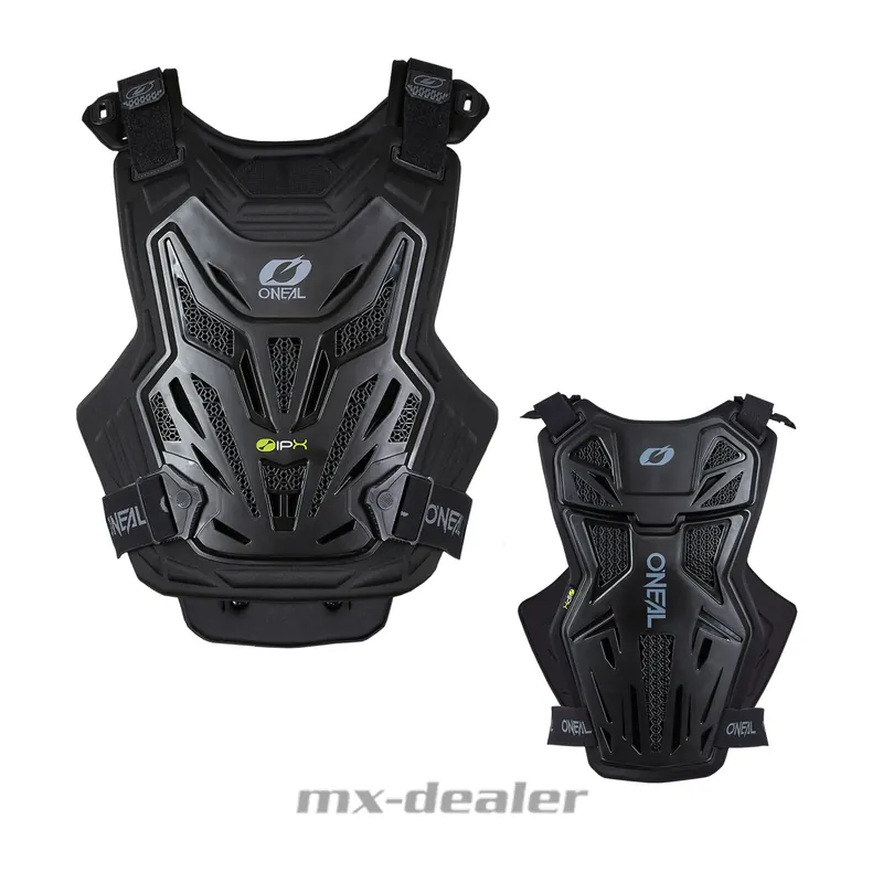 Rabatt Oneal Brustpanzer Split Lite IPX V22 Schwarz Chest Protector Motocross MTB S bis M