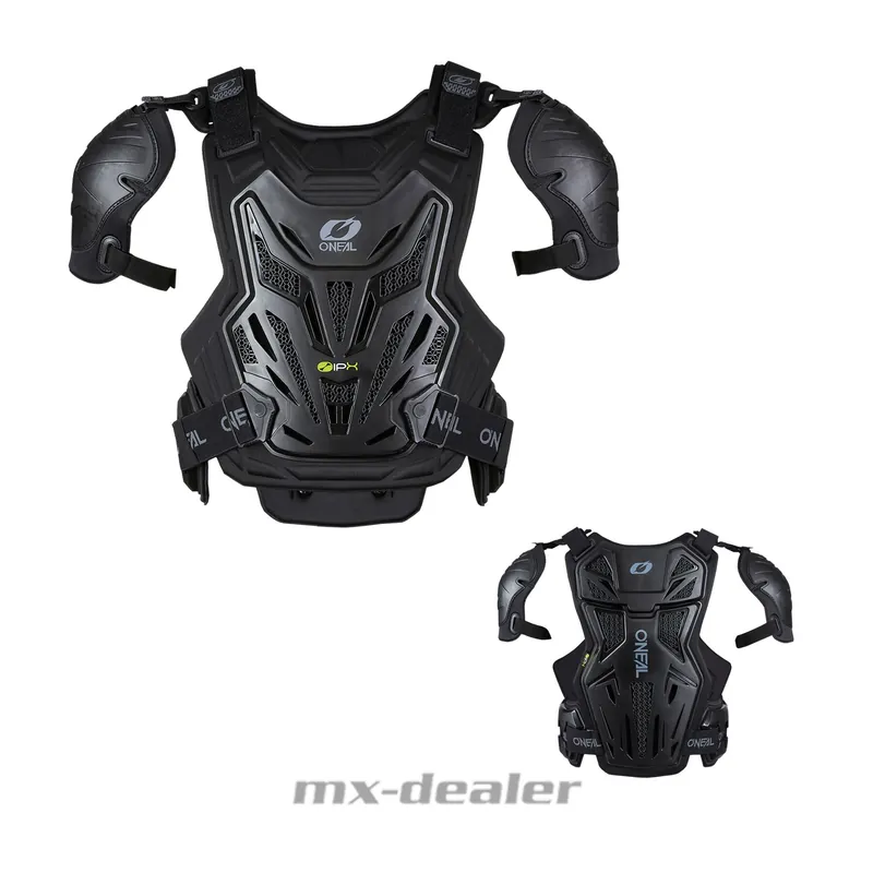 Oneal Brustpanzer Split Pro IPX V22 Schwarz Chest Protector MX Motocross L bis XL Schneller Versand