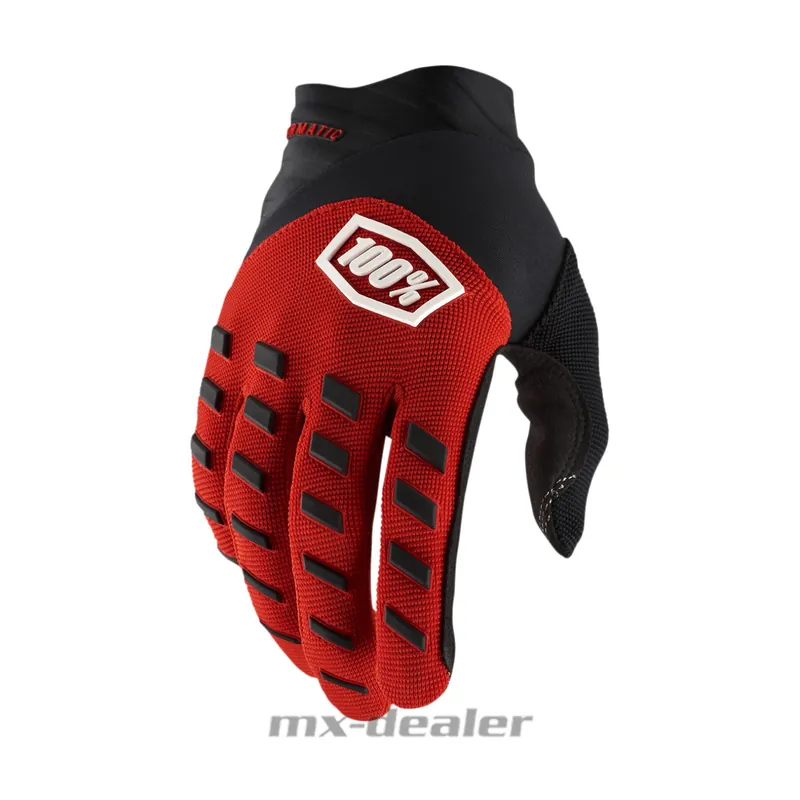 Neuheit 100% Prozent Airmatic V22 Rot Glove Handschuhe MTB DH MX BMX Motocross Enduro Quad S (8)