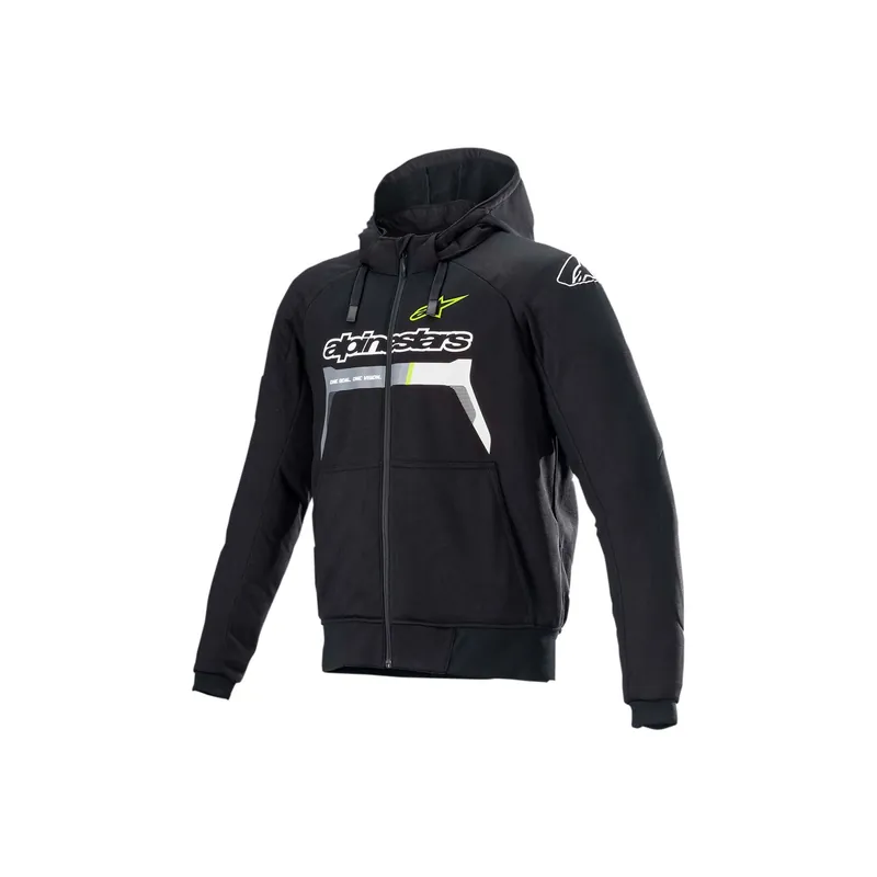 Meistverkauft Jacke Hoodie CHROME schwarz/YL M