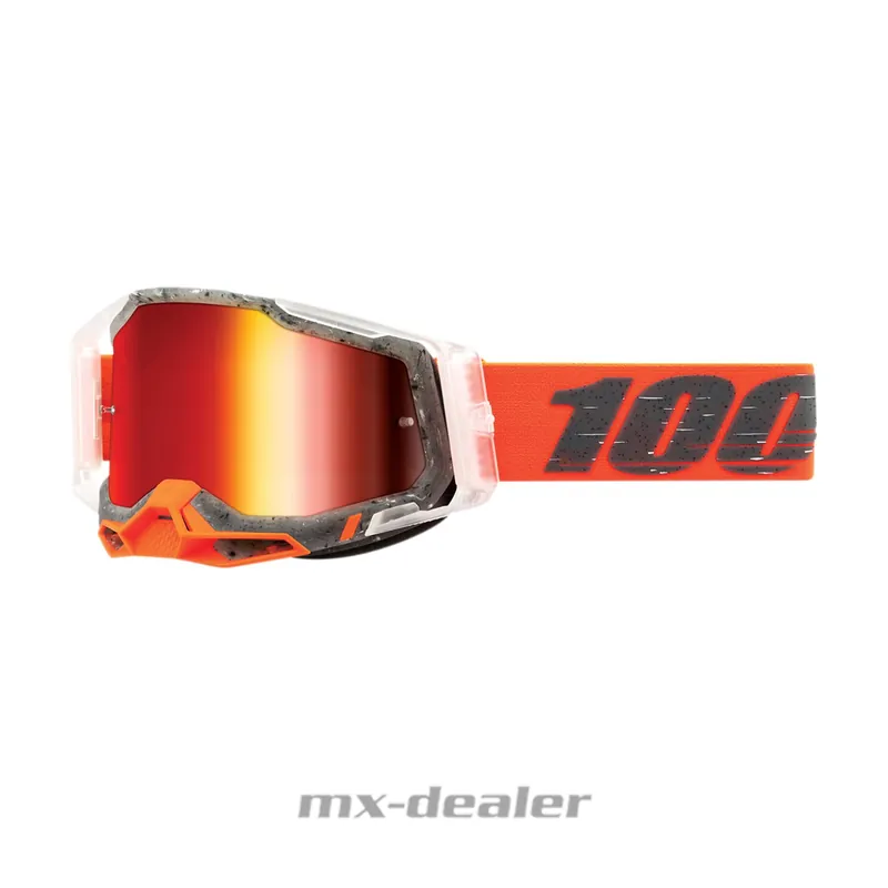 100 % Prozent Racecraft2 Schrute verspiegelt MX Motocross Cross Brille MTB DH Markenprodukt