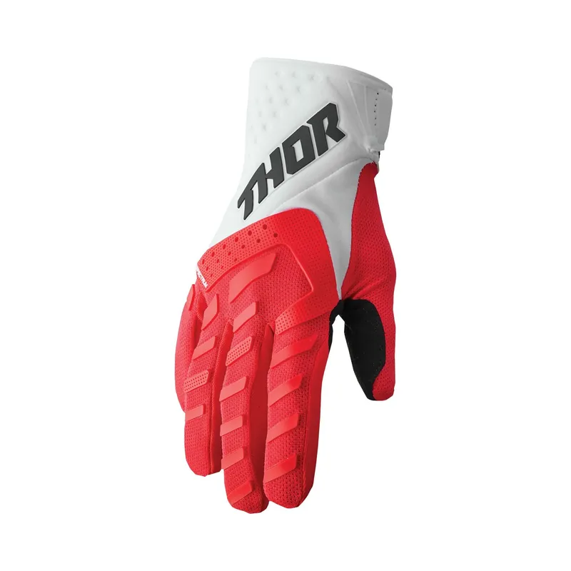 Nur Heute MX Handschuhe Spectrum RED/WH XS