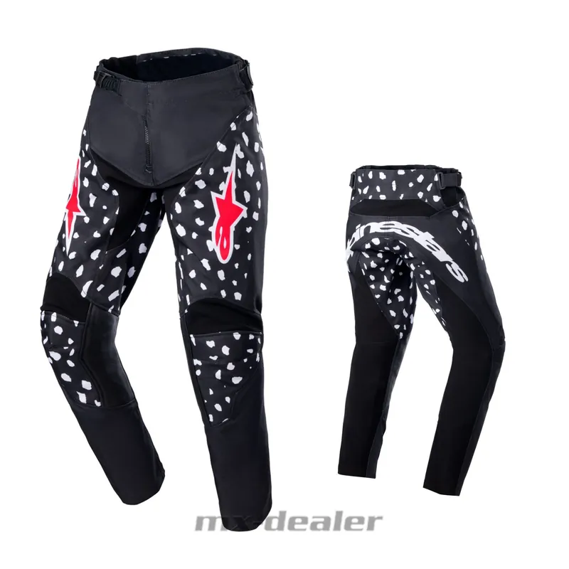 Neu Im Sortiment Alpinestars Youth Racer Crosshose Kinder North Schwarz Rot Motocross Hose Quad