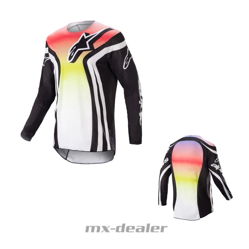 Neu Alpinestars Racer Semi Multi 2023 MX Motocross Cross Jersey Shirt MTB Enduro L