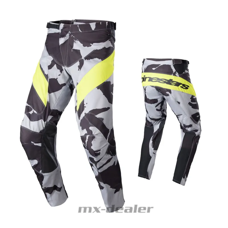 Nur Für Kurze Zeit Alpinestars Racer Crosshose 2023 Tactical Camo Gelb Motocross Cross MX Hose Enduro US 36 / EU 52